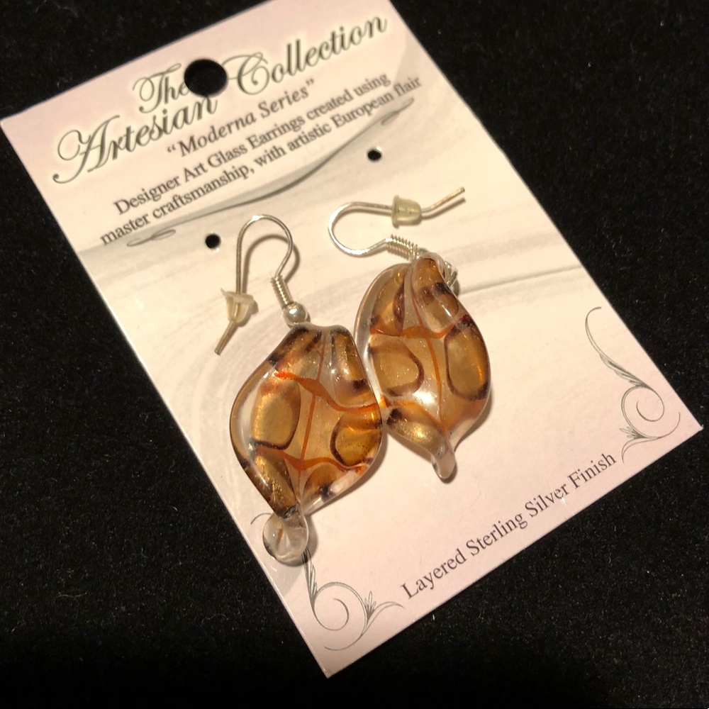 Artesian Collection Glass Earrings